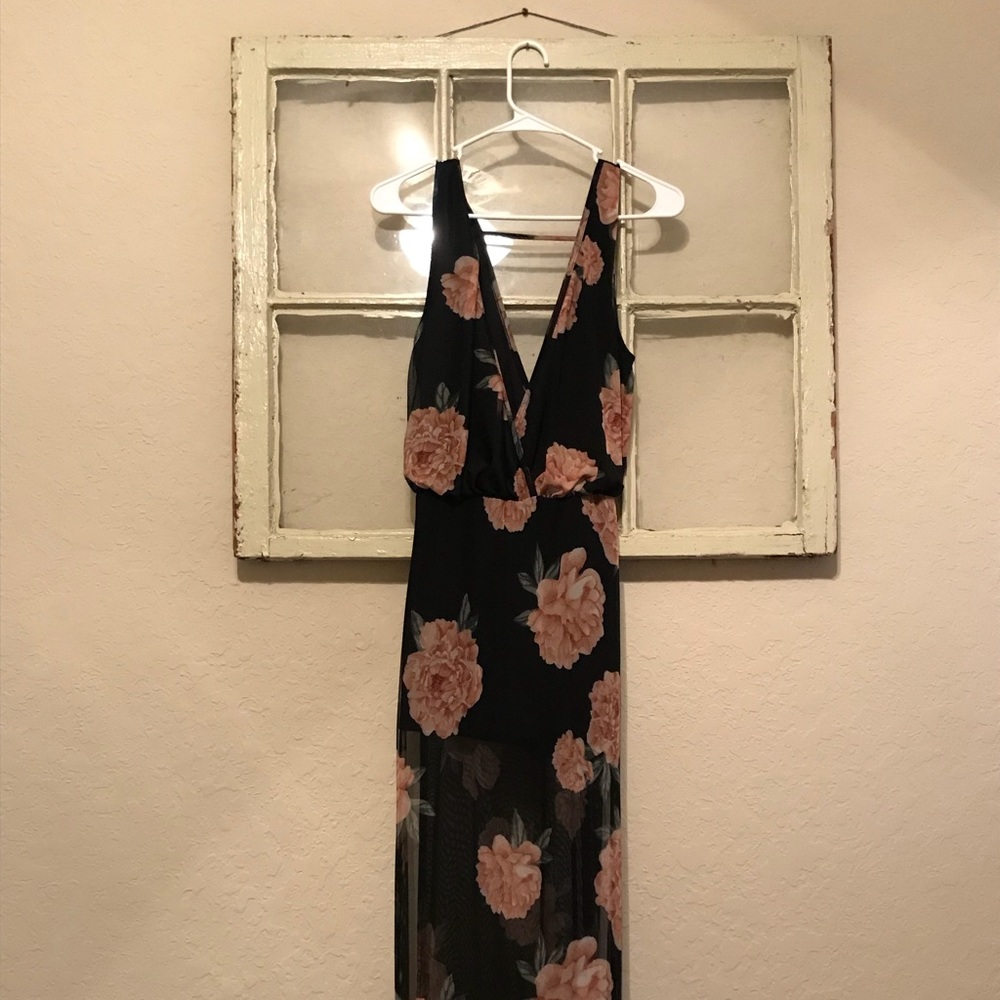 Floral Maxi romper